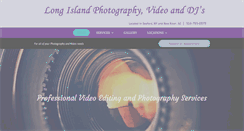 Desktop Screenshot of longislandphotographyandvideo.com