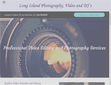 Tablet Screenshot of longislandphotographyandvideo.com